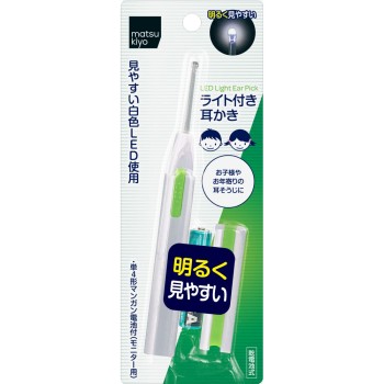 마츠키요 라이트 붙은 귀이개 1개입