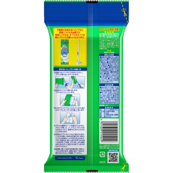 스크러빙 버블 흘려보낼 수 있는 화장실 브러시 플로럴 소프 교체 12개 존슨