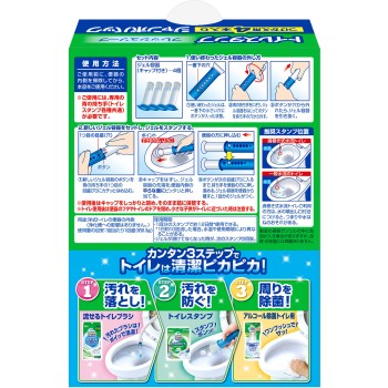 스크러빙 버블 변기 스탬프 클리너 프레쉬 소프 교체용 점보 팩 38g×4 존슨