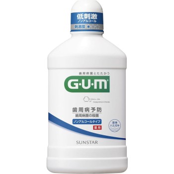 GUM 덴탈 린스 [논알코올 타입] 500ml 썬스타