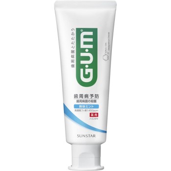 검(G.U.M) 덴탈 페이스트 상쾌 타입 120g 썬스타