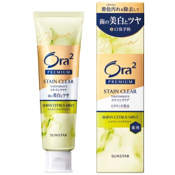 오라투 프리미엄 스테인 클리어 페이스트 샤이니 시트러스 민트 100g 썬스타