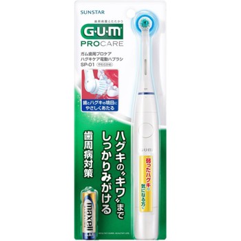 GAM 잇몸프로케어 잇몸케어 전동칫솔 SP-01 건전지식 썬스타