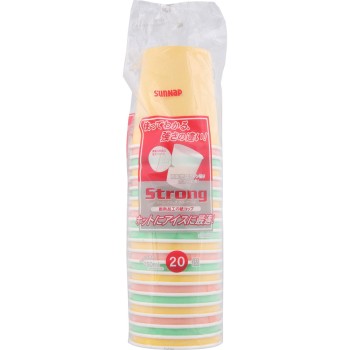 스트롱 컵 컬러 아소트 250ml 산납