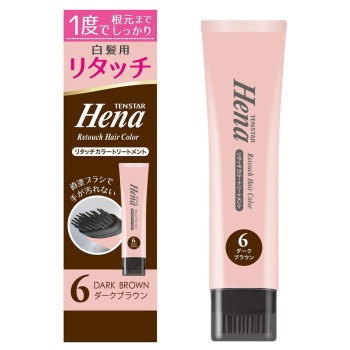 텐 스타 리터치 컬러 트리트먼트 DARK BROWN 65g 산보
