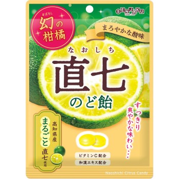 환상의 감귤 지치치 목캔디 80g