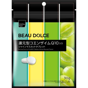 matsukiyo BEAU DOLCE 환원형 코엔자임Q10 함유 샤인머스캣 타블렛 30g