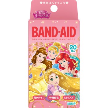 밴드에이드 구급 반창고 디즈니 프린세스 20매 JNTL컨슈머 헬스