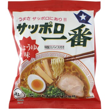 삿포로 이치방 간장맛 5개 팩 케이스 5P×6