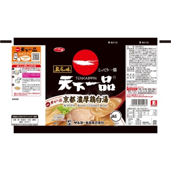 명점의 맛 텐카이치 교토 진한 닭 백탕 봉지라면 105g