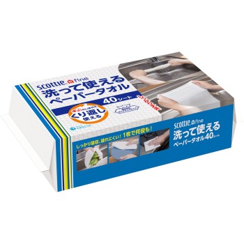 스코티 파인 씻어쓰는 페이퍼 타올 40시트 40시트 니혼세이시 크레시아