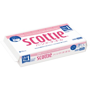 스코티 핸드 타올 100조 일본 제지 크레시아