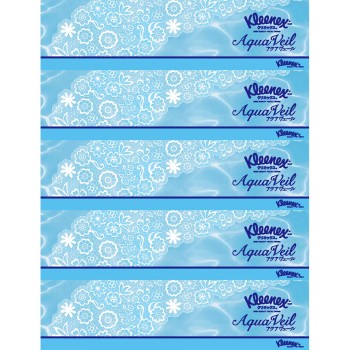 클리넥스 티슈 아쿠아 베일 5박스 팩 180조 일본 제지 크레시아