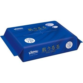 클리넥스 티슈 로션 피부촉촉 소프트팩 120조 일본제지크레시아