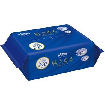 클리넥스 티슈 로션 피부촉촉 소프트팩 240조 일본제지크레시아