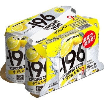 -196 스트롱 제로 더블 레몬 350ml×6