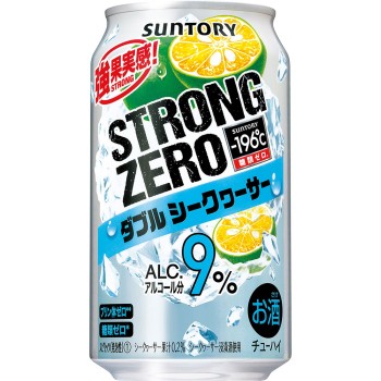 -196도 스트롱 제로 더블 시콰사 케이스 350ml×24