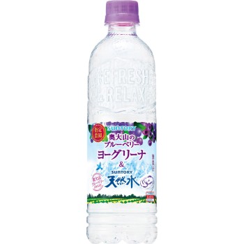 오쿠다이센의 블루베리 요구리나&산토리 천연수 케이스 550ml×24