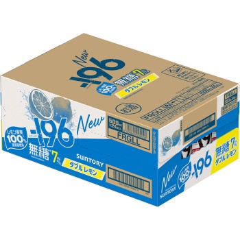 -196 무가당 더블 레몬 ALC.7% 캔(케이스) 500ml×24 산토리