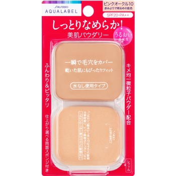 아쿠아레이블 모이스트파우더리(레필) 핑크오크르10 11.5g 시세이도