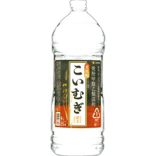 보리 혼합 소주 코이무기 25도 페트 4000ml