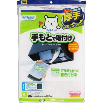 슈퍼 깊은 형 필터 NEW 6매입 도요 알루미늄 호일 프로덕츠