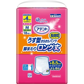 아텐토 얇은 장시간 팬츠 롱기장 남녀공용 M 18매 다이오제지