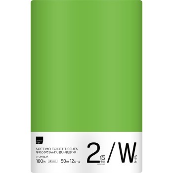 소프티모 화장지 2배롤 더블 50m 12R