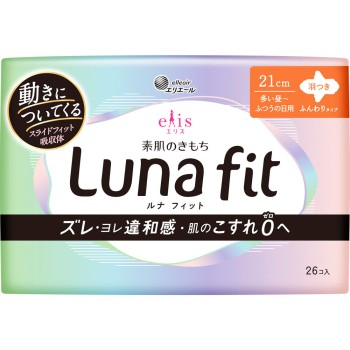엘리스 소재의 기분 루나피트 (많은 낮~보통날용) 날개있는 26매 다이오제지
