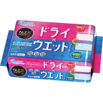키레키라! 와이퍼 드라이×웨트 시트 16매 다이오제지