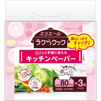 편한 요리 키친 페이퍼 80W 3P 다이오제지
