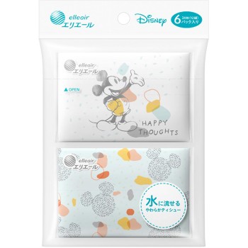 에리에르 디즈니 흘려보내는 포켓(캐주얼) 12W 6P 다이오제지