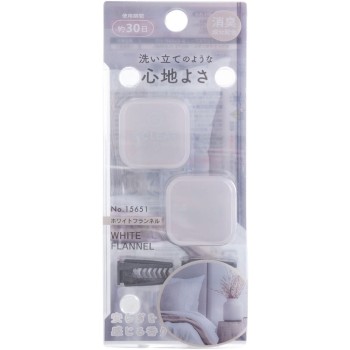 앤드 클리어 에어 화이트 플란넬 2개