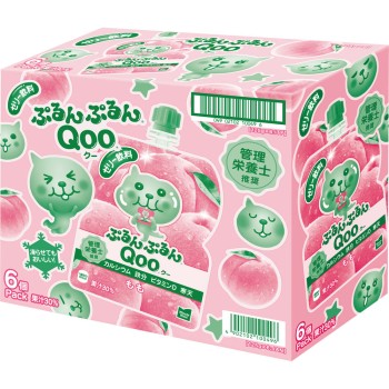 미닛 메이드 푸룬푸룬 쿠 복숭아 125G×6