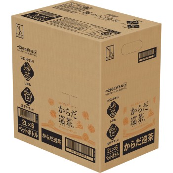 몸 순환 차 케이스 2000ML×6