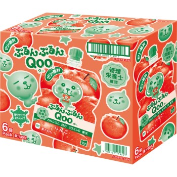 미닛 메이드 푸룬푸룬 쿠 사과 케이스 125G×6