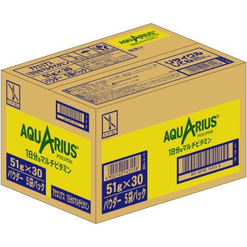 아쿠아리우스 하루분 멀티비타민 파우더 케이스 51g×5P×6