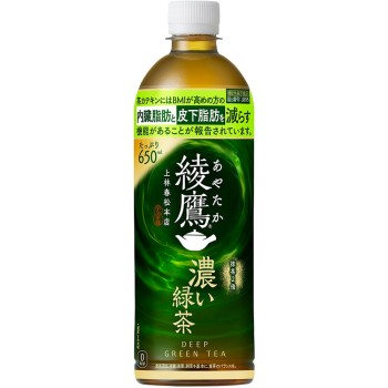 아야타카 진한 녹차 케이스 650ml 케이스