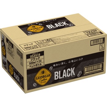 조지아 블랙 케이스 500ml×24