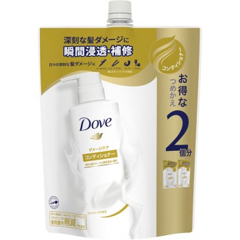 도브 데미지 케어 컨디셔너 리필용 700g 유니레버 재팬