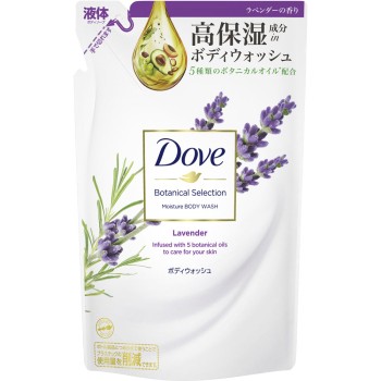 도브 바디 워시 보타니컬 셀렉션 라벤더 리필용 360g 유니레버재팬