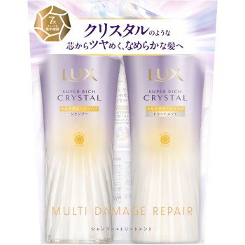 럭스 슈퍼 리치 크리스탈 멀티 데미지 리페어 펌프 페어 450g+450g 유니레버 재팬