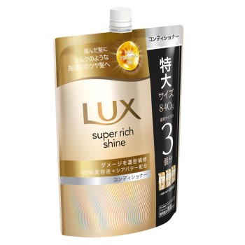 럭스 슈퍼 리치 샤인 데미지 리페어 보수 컨디셔너 리필용 840g 유니레버재팬