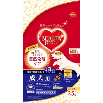 뷰티 프로 도그 성견용 1세부터 2.5kg 일본 펫 푸드