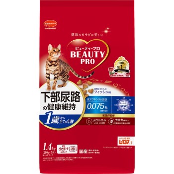 뷰티프로 캣 고양이 하부요로 건강유지 1세부터 1.4kg 일본펫푸드