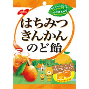 꿀 금귤 목캔디 110g 노벨제과