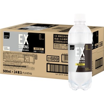 matsukiyo 엑스트롱 스파클링 워터 케이스 500ml×24
