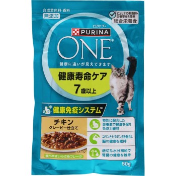 퓨리나 원 캣 파우치 7세 치킨 그레이비 50g 네슬레 재팬