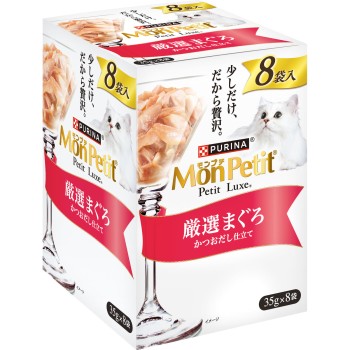 몽쁘띠 쁘띠 뤽스 파우치 엄선 참치 35g×8P 네슬레 재팬