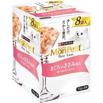 몽프티 프티 뤽스 파우치 참치 안심 곁들임 35g×8P 네슬레 재팬